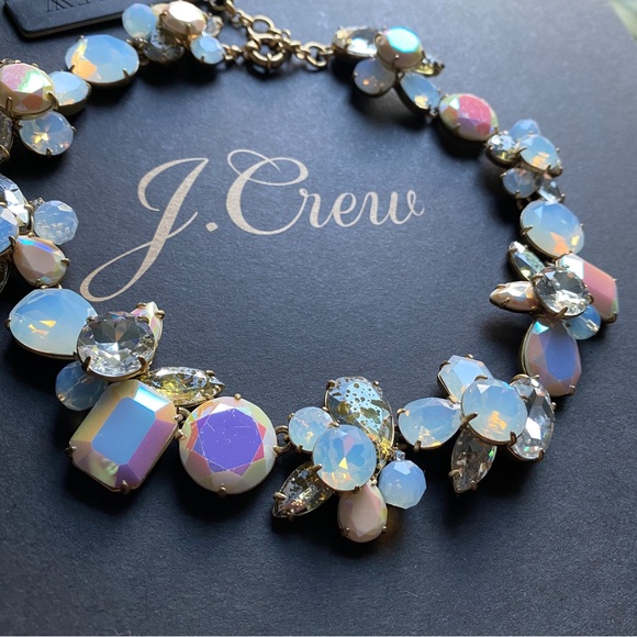 J. Crew Crystal Cluster necklace - Picture 5 of 6